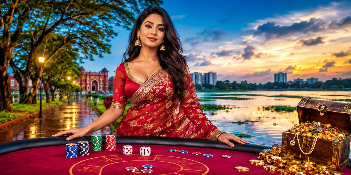 Dice game in a beachside setting in Rajshahi